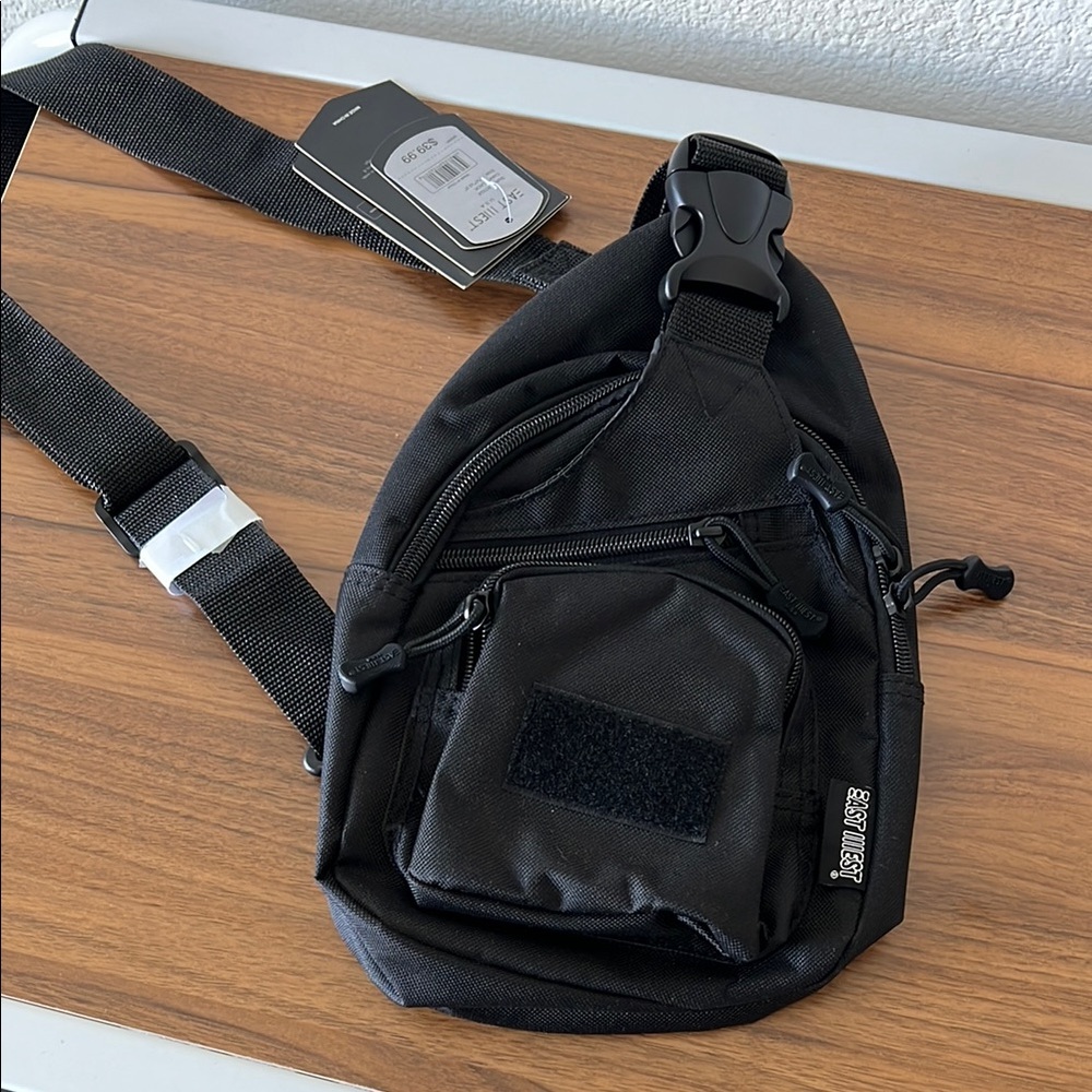 East IIIest Black Crossbody Bag